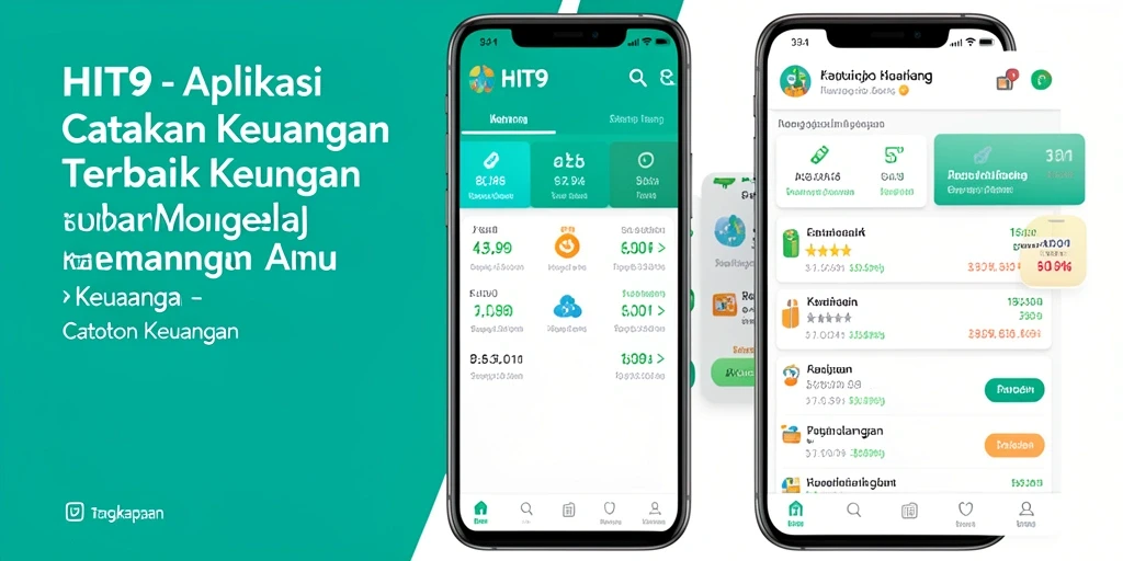 Tampilan antarmuka pengguna HIT9 yang intuitif untuk catatan keuangan.