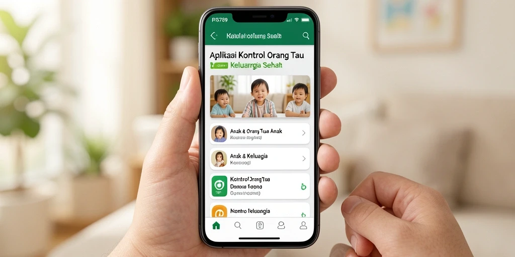 Antarmuka RP6789 yang intuitif untuk kontrol orang tua.