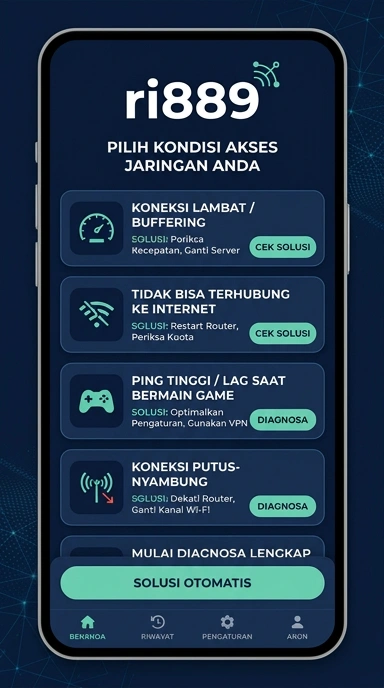 Tampilan link alternatif ri889